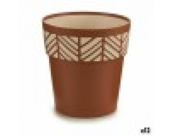 Саксия за самостоятелно поливане Stefanplast Orfeo теракота Пластмаса 19 x 19 x 19 cm (12 броя)