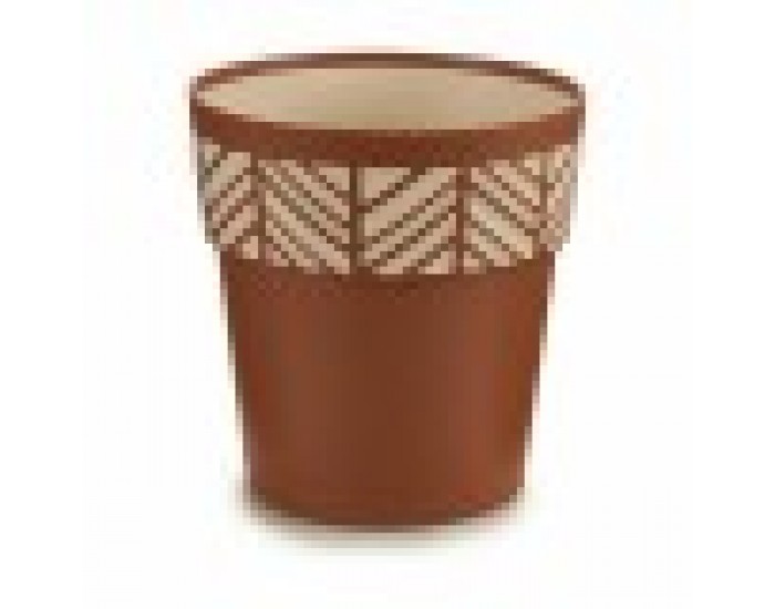 Саксия за самостоятелно поливане Stefanplast Orfeo теракота Пластмаса 19 x 19 x 19 cm (12 броя)