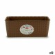 Саксия Stefanplast Кафяв PVC 13 x 11 x 28,5 cm (12 броя)