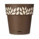 Саксия за самостоятелно поливане Stefanplast Cloe Кафяв Пластмаса 29 x 29 x 29 cm (6 броя)