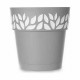 Саксия за самостоятелно поливане Stefanplast Cloe Сив Пластмаса 29 x 29 x 29 cm (6 броя)