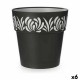 Саксия за самостоятелно поливане Stefanplast Gaia Антрацит Пластмаса 29 x 29 x 29 cm (6 броя)