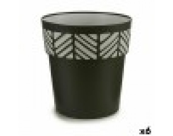 Саксия за самостоятелно поливане Stefanplast Orfeo Антрацит Пластмаса 29 x 29 x 29 cm (6 броя)