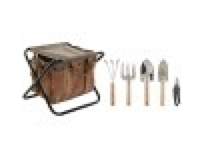 Комплект инструменти за градинарство Home ESPRIT 7 Части Кафяв 40 x 28 x 35 cm