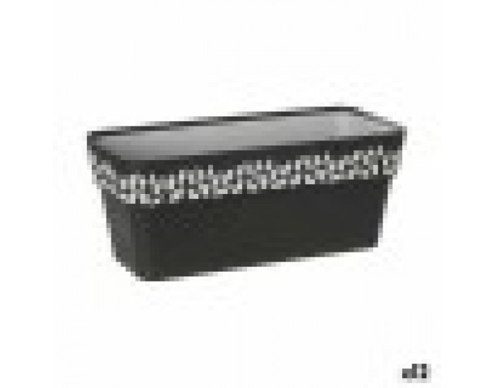 Самополиваща Сеялка Stefanplast Cloe Антрацит Пластмаса 13,3 x 12,3 x 29,3 cm (12 броя)