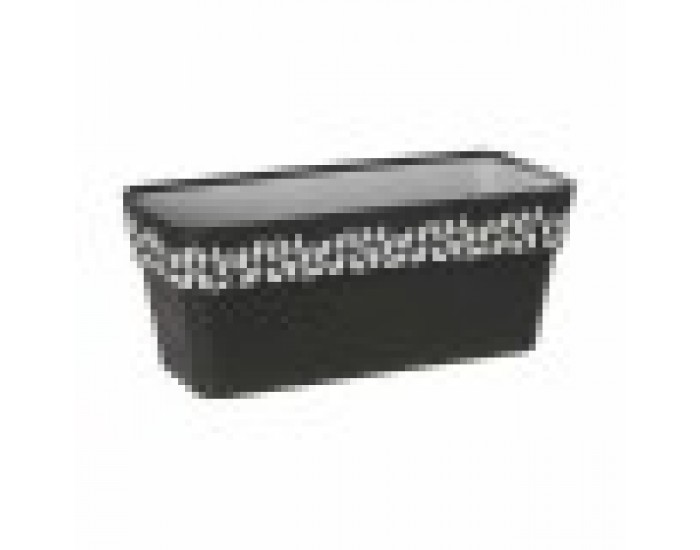 Самополиваща Сеялка Stefanplast Cloe Антрацит Пластмаса 13,3 x 12,3 x 29,3 cm (12 броя)