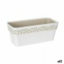 Самополиваща Сеялка Stefanplast Cloe Бял Пластмаса 13,3 x 12,3 x 29,3 cm (12 броя) - Articole de grădinărit, ghivece, sisteme de irigare