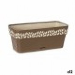 Самополиваща Сеялка Stefanplast Cloe Кафяв Пластмаса 13,3 x 12,3 x 29,3 cm (12 броя) - Articole de grădinărit, ghivece, sisteme de irigare