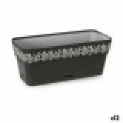 Самополиваща Сеялка Stefanplast Gaia Антрацит Пластмаса 13,3 x 12,3 x 29,3 cm (12 броя) - Articole de grădinărit, ghivece, sisteme de irigare