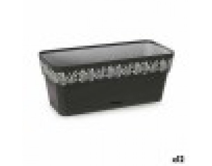 Самополиваща Сеялка Stefanplast Gaia Антрацит Пластмаса 13,3 x 12,3 x 29,3 cm (12 броя)
