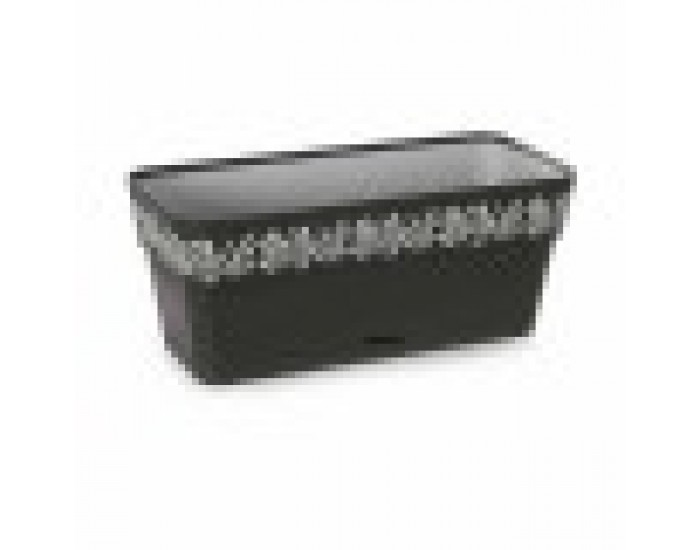 Самополиваща Сеялка Stefanplast Gaia Антрацит Пластмаса 13,3 x 12,3 x 29,3 cm (12 броя)