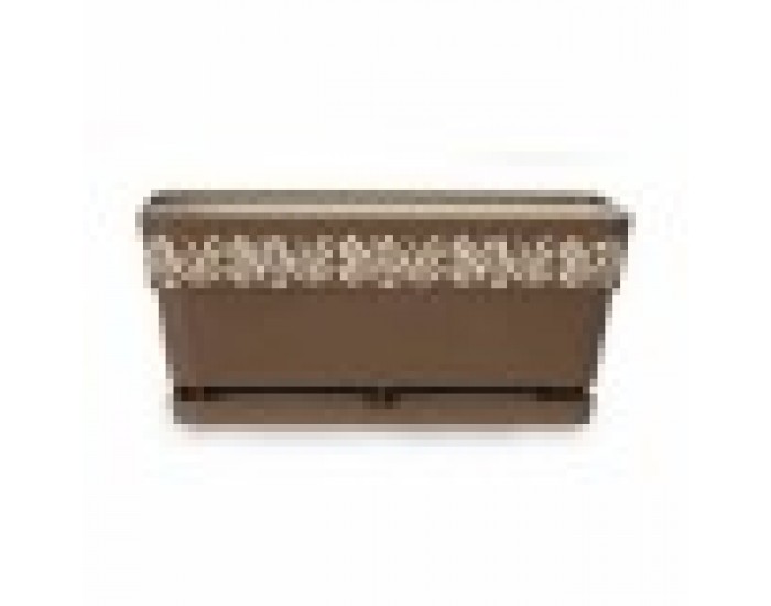 Самополиваща Сеялка Stefanplast Gaia Кафяв Пластмаса 13,3 x 12,3 x 29,3 cm (12 броя)