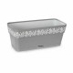 Самополиваща Сеялка Stefanplast Gaia Сив Пластмаса 13,3 x 12,3 x 29,3 cm (12 броя)