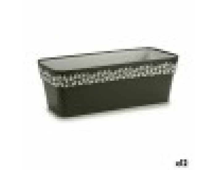 Самополиваща Сеялка Stefanplast Cloe Антрацит Пластмаса 49,5 x 17 x 19 cm (12 броя)