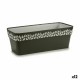 Самополиваща Сеялка Stefanplast Cloe Антрацит Пластмаса 49,5 x 17 x 19 cm (12 броя)