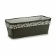 Самополиваща Сеялка Stefanplast Cloe Антрацит Пластмаса 49,5 x 17 x 19 cm (12 броя)