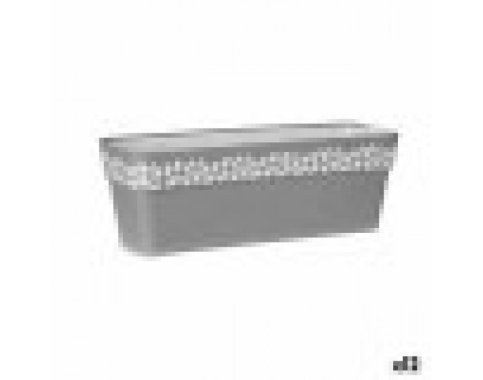 Самополиваща Сеялка Stefanplast Cloe Сив Пластмаса 49,5 x 17 x 19 cm (12 броя)