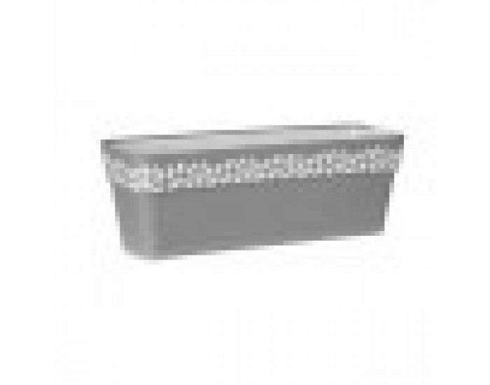 Самополиваща Сеялка Stefanplast Cloe Сив Пластмаса 49,5 x 17 x 19 cm (12 броя)