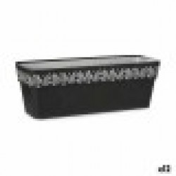 Самополиваща Сеялка Stefanplast Gaia Антрацит Пластмаса 49,5 x 17 x 19 cm (12 броя) - Articole de grădinărit, ghivece, sisteme de irigare