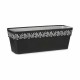 Самополиваща Сеялка Stefanplast Gaia Антрацит Пластмаса 49,5 x 17 x 19 cm (12 броя)