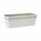 Самополиваща Сеялка Stefanplast Gaia Бял Пластмаса 49,5 x 17 x 19 cm (12 броя)