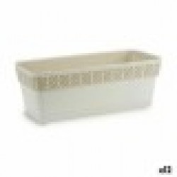 Самополиваща Сеялка Stefanplast Orfeo Бял Пластмаса 18,5 x 17 x 49,3 cm (12 броя) - Articole de grădinărit, ghivece, sisteme de irigare