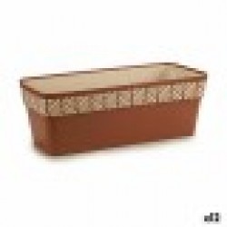 Самополиваща Сеялка Stefanplast Orfeo теракота Пластмаса 18 x 17 x 49 cm (12 броя) - Articole de grădinărit, ghivece, sisteme de irigare