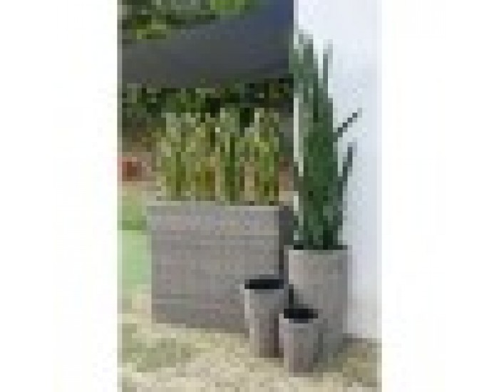 Саксия Home ESPRIT полипропилен Pатан 83 x 22 x 65 cm