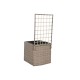 Саксия Home ESPRIT полипропилен Pатан 48 x 52 x 114 cm