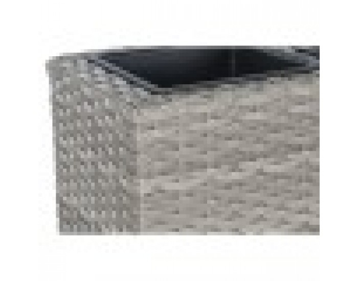 Саксия Home ESPRIT полипропилен Pатан 95 x 26 x 80 cm