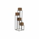 Саксия DKD Home Decor Кафяв Черен Многоцветен Дървен Метал Модерен 40 x 40 x 120 cm 40 x 40 x 138 cm