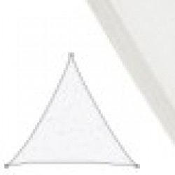 Плат 3 x 3 m Тента 300 x 300 x 0,5 cm полиетилен Бял - Mobilier de grădină, accesorii și umbrele