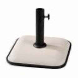 Base pour parapluie Marbueno Бял 35 x 5 x 35 cm Квадратек - Mobilier de grădină, accesorii și umbrele