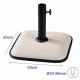 Base pour parapluie Marbueno Бял 35 x 5 x 35 cm Квадратек