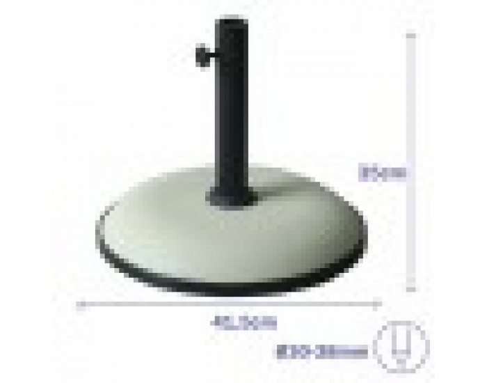 Base pour parapluie Marbueno Бял Кръгъл