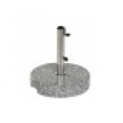 Base pour parapluie DKD Home Decor Сив Неръждаема стомана Гранит (38 x 38 x 41 cm) - Mobilier de grădină, accesorii și umbrele
