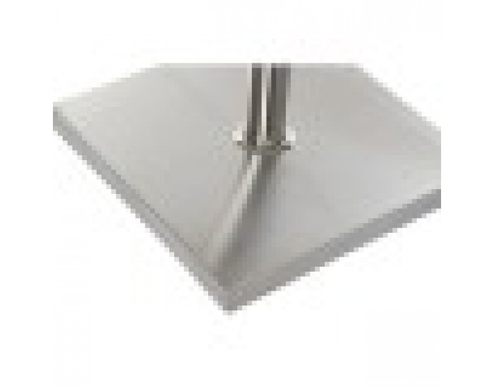 Base pour parapluie DKD Home Decor Сребрист Неръждаема стомана (45 x 45 x 35 cm)
