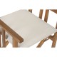 Aiatool Home ESPRIT Бял Кафяв Aкациево дърво 52 x 53 x 87 cm