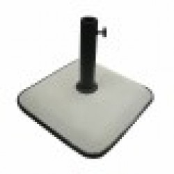 Base pour parapluie Marbueno Бял 45 x 7 x 45 cm Квадратек - Mobilier de grădină, accesorii și umbrele