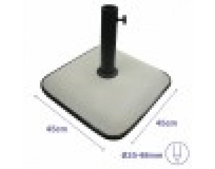 Base pour parapluie Marbueno Бял 45 x 7 x 45 cm Квадратек