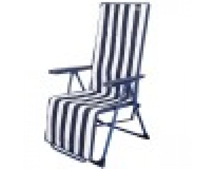 Lamamistool Aktive Бял Морско син наклоняем Раиран 147 x 70 x 48 cm (2 броя)