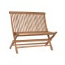 Пейка Home ESPRIT Кафяв Естествен 100 x 45 x 90 cm - Mobilier de grădină, accesorii și umbrele