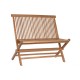 Пейка Home ESPRIT Кафяв Естествен 100 x 45 x 90 cm