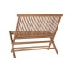 Пейка Home ESPRIT Кафяв Естествен 100 x 45 x 90 cm