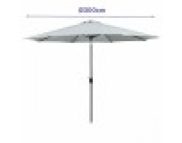 Päikesevari Marbueno Бял Ø 300 cm
