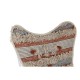 Aiatool DKD Home Decor Оранжев Памук Бял Желязо (74 x 65 x 90 cm)