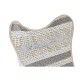 Aiatool DKD Home Decor Сив Памук Бял Желязо (74 x 65 x 90 cm)