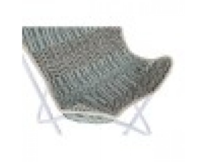 Aiatool DKD Home Decor Син Памук Мента Бял Желязо (74 x 65 x 90 cm)