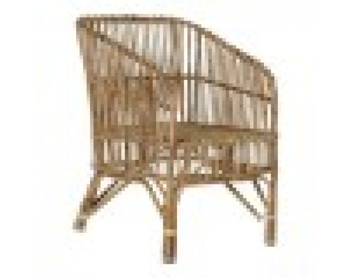 Трапезен стол DKD Home Decor Многоцветен Естествен 56 x 52 x 82 cm