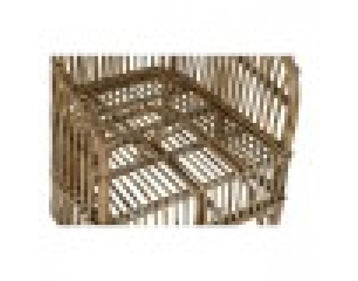 Трапезен стол DKD Home Decor Многоцветен Естествен 56 x 52 x 82 cm